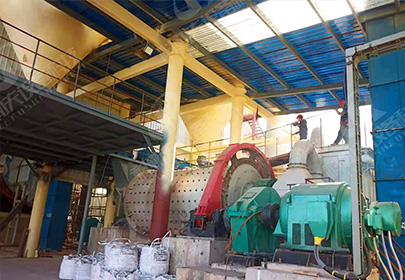 Gypsum Calcination Grinding Production Line Site