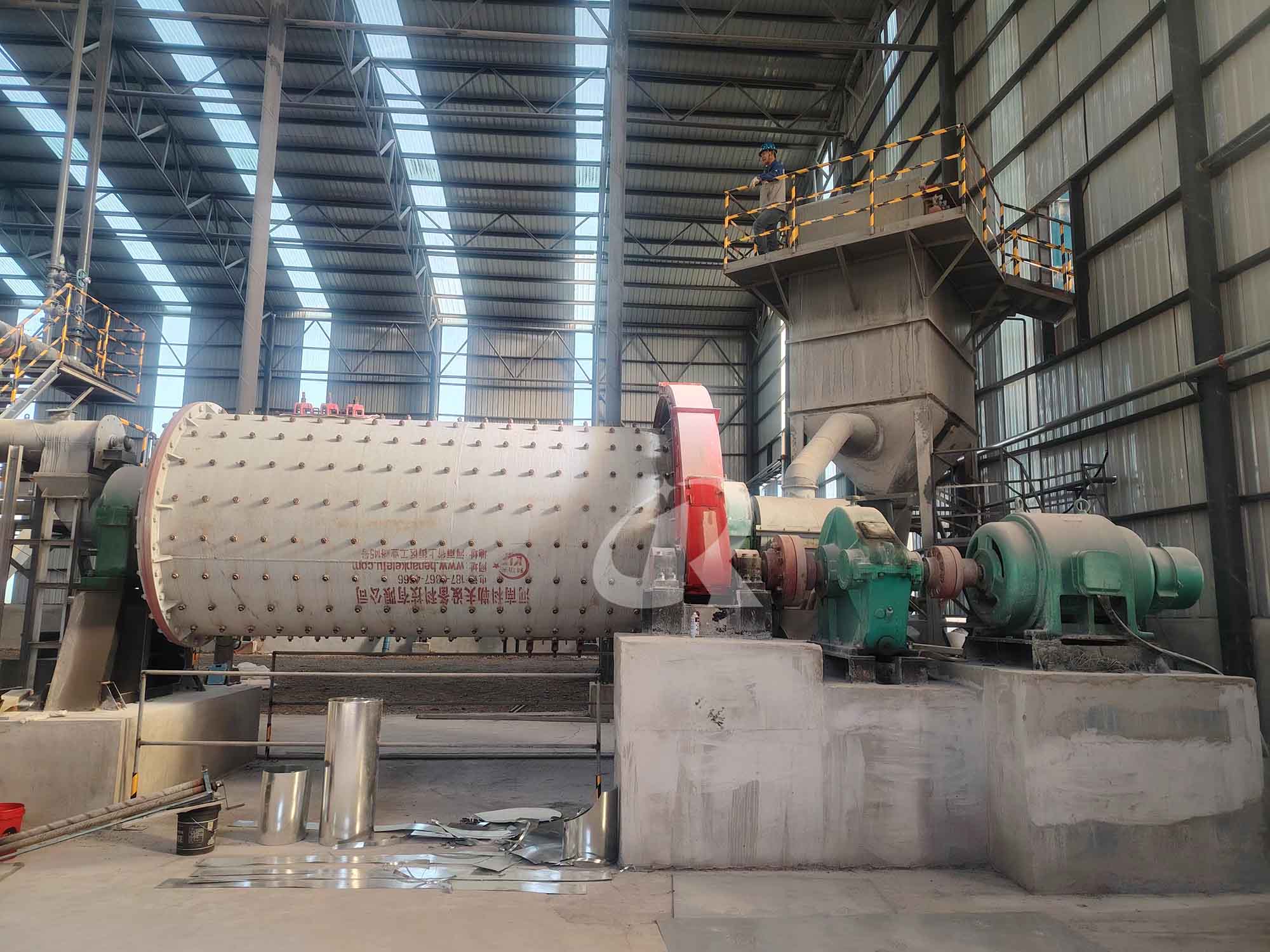 gypsum powder manufacturing process and production line